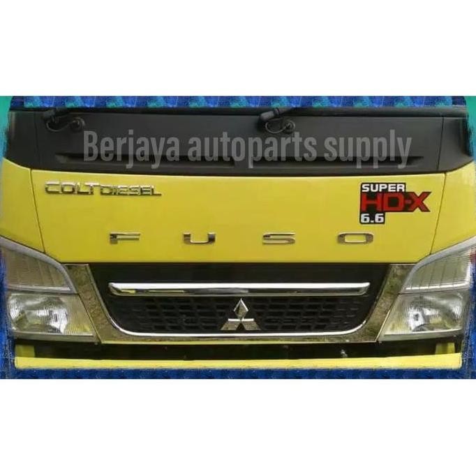BEBAS ONGKIR - EMBLEM LOGO MITSUBISHI CANTER FUSO ORIGINAL