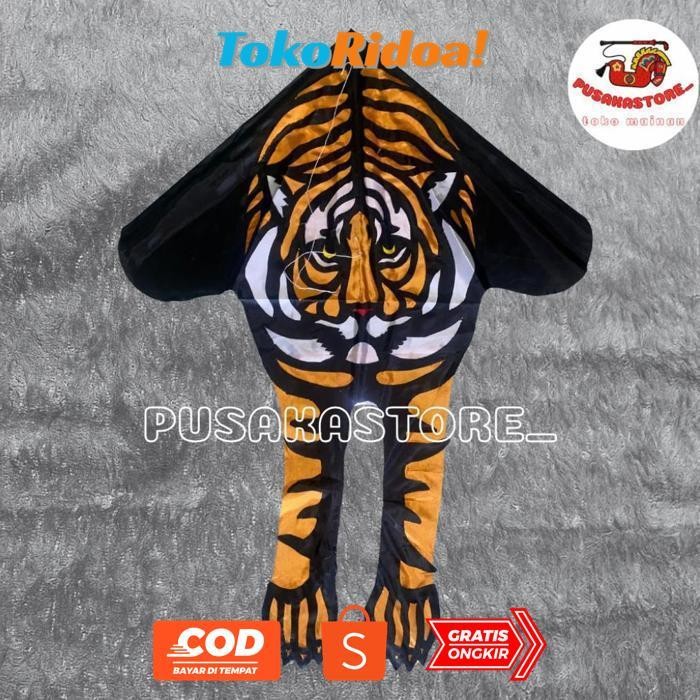 Ur37 LAYANGAN MOTIF KAIN- MOTIF BURUNG HANTU/ BARONG BALI/ SUPERMAN/ SPIDERMAN | LAYANGAN PANTAI Mur