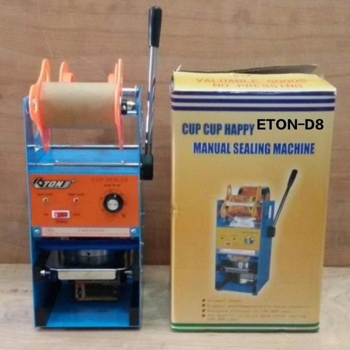 MESIN CUP SEALER ETON ET D8 MANUAL