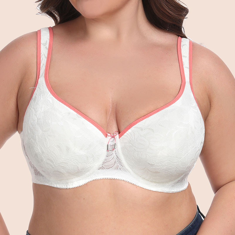 【Bisikannya】【COD】Bra Renda Spons Tipis Ukuran Besar