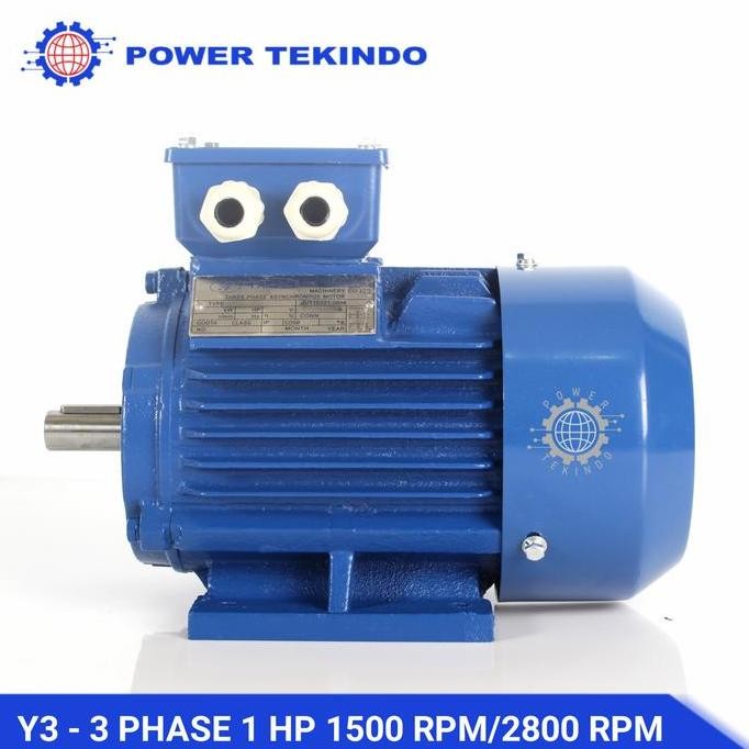 Dinamo 1 Hp 1500 Rpm / 2800 Rpm 3 Phase Tipe Y3 Famoze Pro 1 Pk Murah Berkualitas