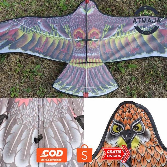 Bisa COD jg-56 260cm Layang Layang Naga Besar 3D Layang-Layang Naga Jumbo Kartun Untuk Olahraga Anak