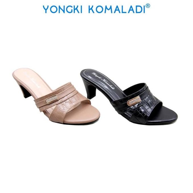 [ Original ] Yongki Komaladi Heels Ol-Ysl7069-24 Ladies Kasual Wanita Sandal Sandal