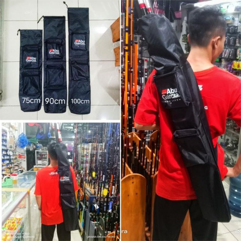 New Tas Pancing Serut Tegek Slempang Abu Garcia Original