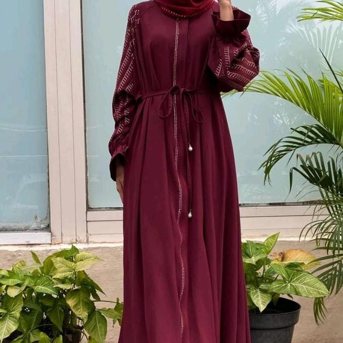 Ophie151 Gamis Dubai Premium Dilla Fashion Muslim Model Syari Elegan