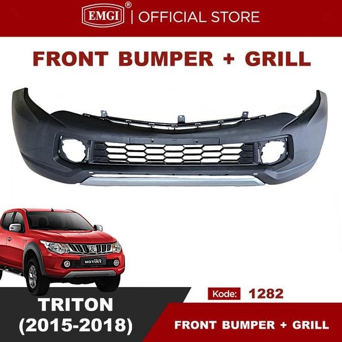 Ready Emgi - Bumper Depan + Grill Bumper Triton 2015 2016 2017 2018