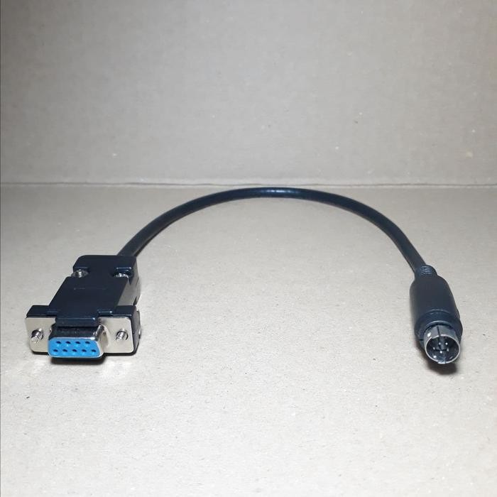 KABEL SERIAL RS232 DB 9 PIN FEMALE to 8 PIN MINI DIN MALE 30 cm ASSEMB