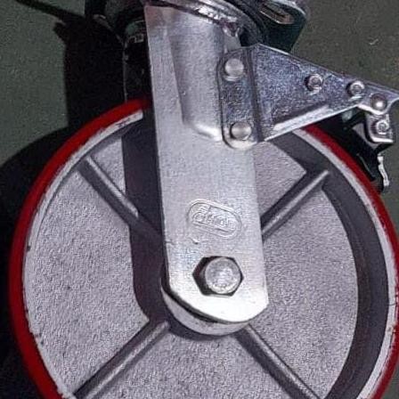 ] roda troli 8 inch pu on