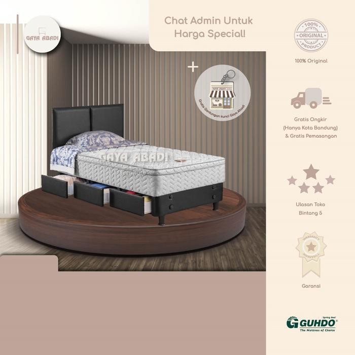 Springbed Guhdo Drawer Bed Standard Plush Top/ Kasur Guhdo Drawer Bed Terlaris Best Quality 100% Ori