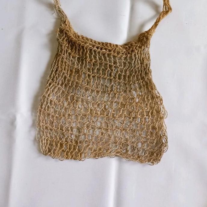 TAS SELEMPANG NOKEN SERAT KAYU PAPUA ORIGINAL SMALL ORIGINAL DAN TERPERCAYA