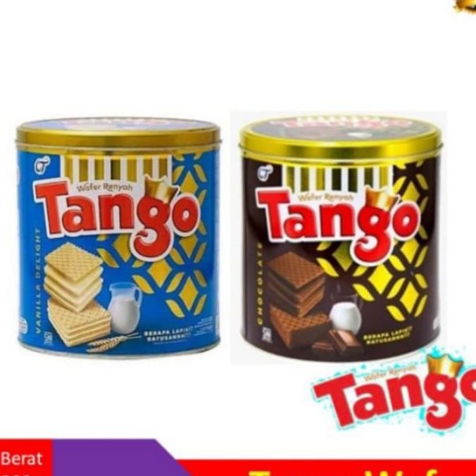 Tango Wafer Kaleng Coklat Tanggo Vanila Dan Keju 290Gr By Zell