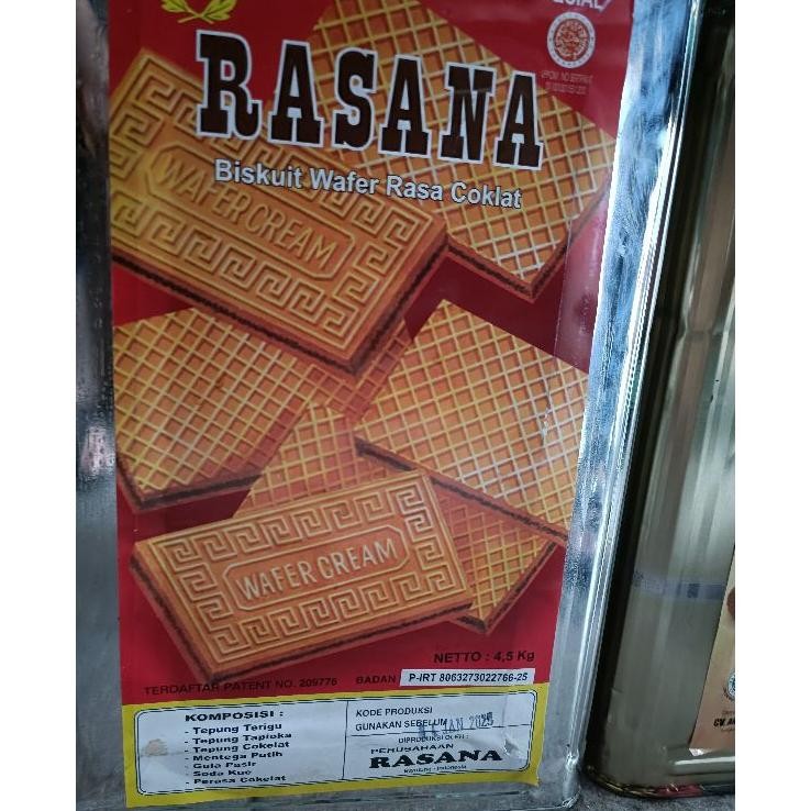 Wafer Rasana 45Kg Rasa Coklat Special