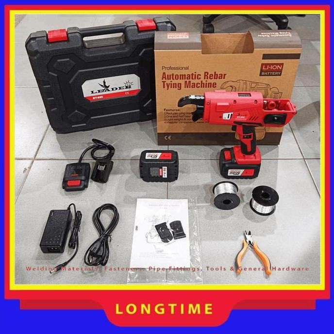 MESIN BENDRAT 12V.8V MACHINE REBAR TYING REBAR TIER PENGIKAT BETON ORIGINAL DAN TERPERCAYA