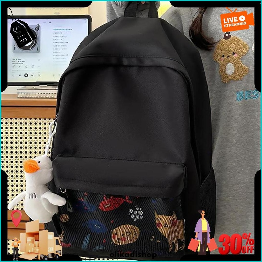 Hayden Kathy Bag Tas Ransel Tahan Air Korean Style Backpack Sekolah Perempuan Stylish - Hyb3W Termur