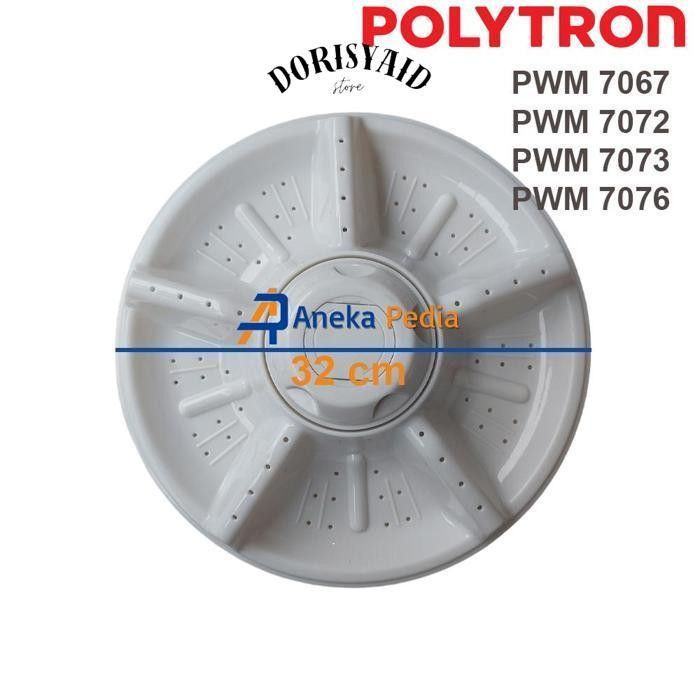 fb-43 Of14 As23 Pulsator POLYTRON 7 Kg PWM 7067 7072 7073 7076 Pulisator Mesin Cuci 2 Tabung PWM7067