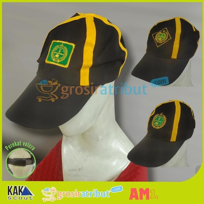 (Expert) (1 kodi) Topi Siaga Pramuka Bordir