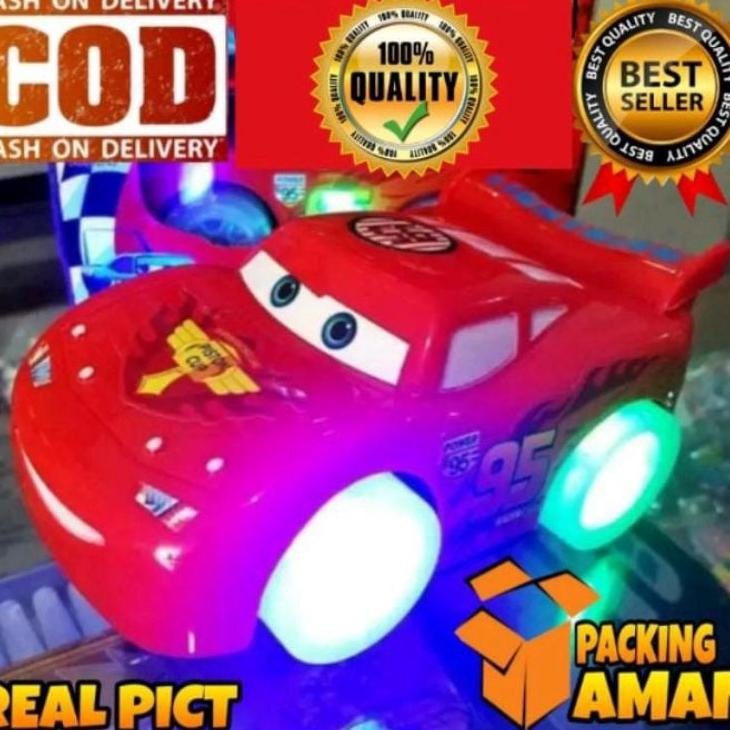Cars 95 Roda Lampu Mainan Anak Mobil Racing Sport Cars Bump And Go Ada Musik Dan Lampu