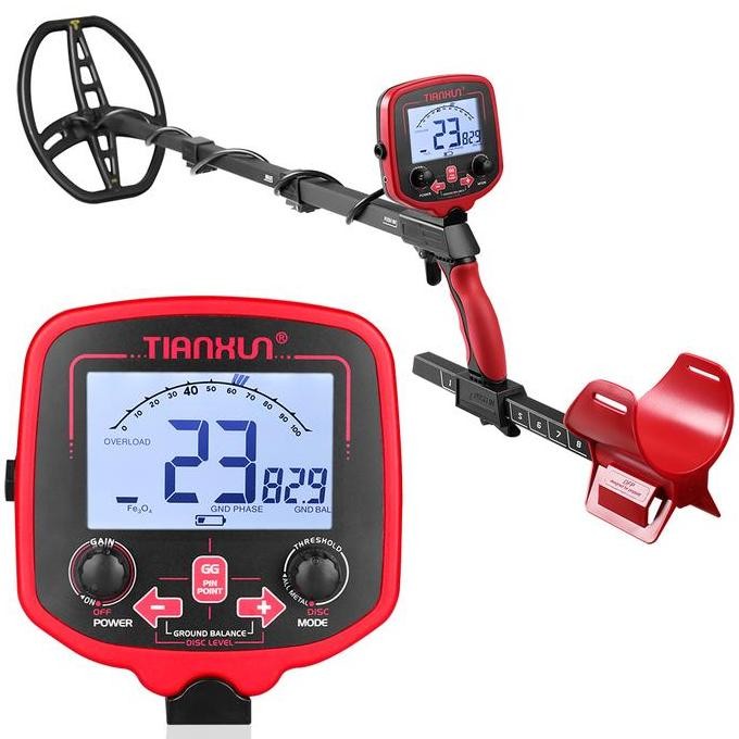 NEW ORIGINAL TIANXUN Metal Detektor TX850L TX850 L Logam Emas Gold Silver Besi Alumunium Pendeteksi 