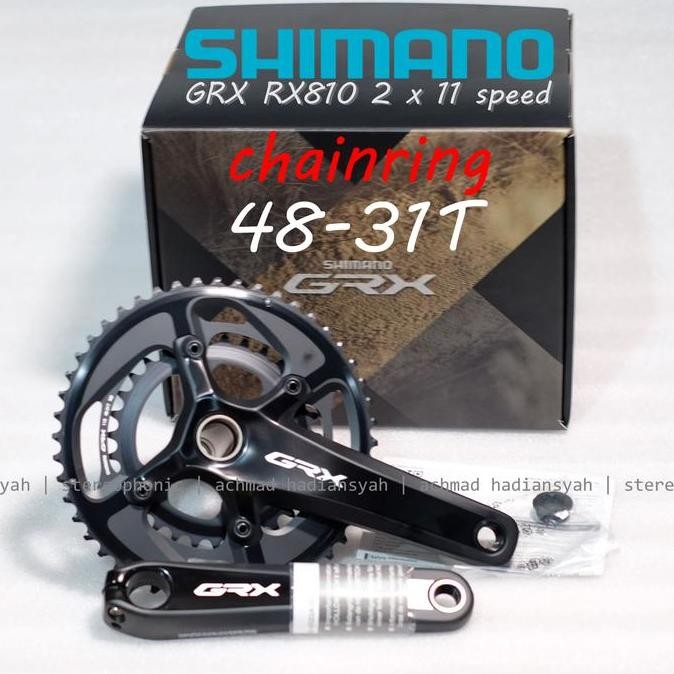 Crank SHIMANO GRX 48-31T Dual Chainring Crank GRX RX810-2 Crank 31-48T