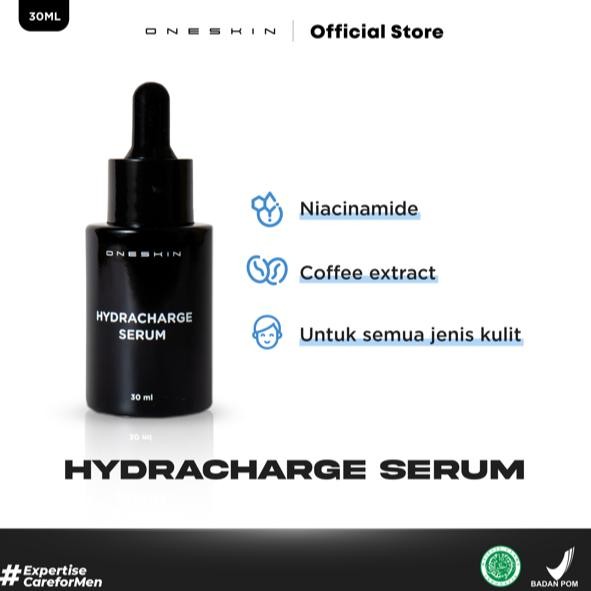 V Glow - Hydracharged Serum With Niacinamide Serum Untuk Pria