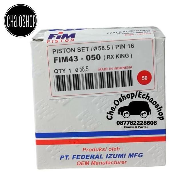 Piston Fim Seher Rx King Rxking Rxk Os Std 25 50 75 100 125 175 200 25