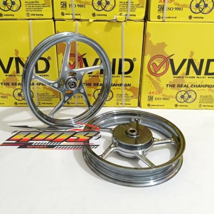 Velg Racing Vnd Ak 55 160 185 Ring 14 Mio Sporty Fino Mio J Mio Soul - Biru, Mio M3/Gear