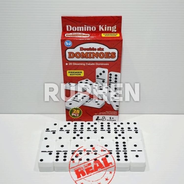 Domino Plastic Stone Balok Domini Plastik Batu Gaple Ringan Standard Size