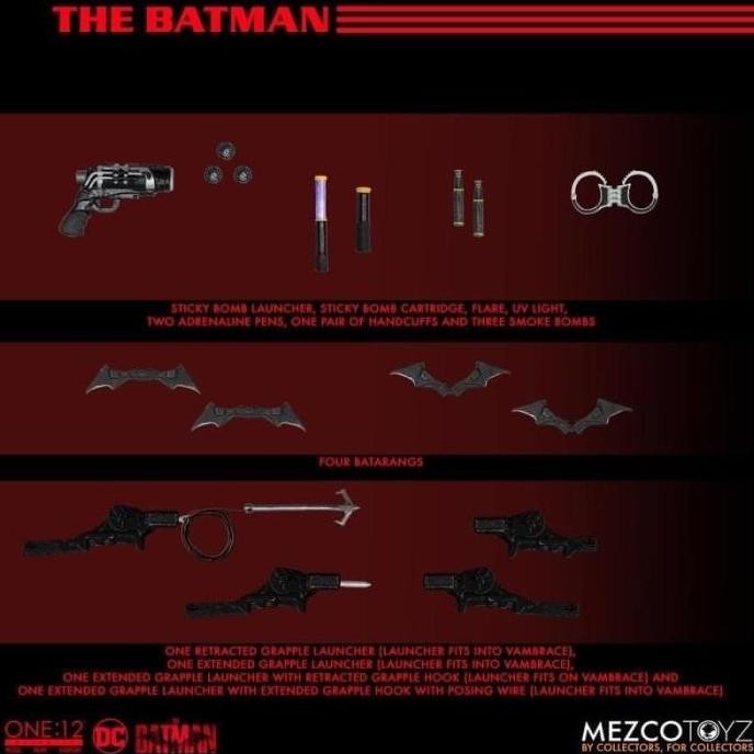 New !!! Mezco The Batman One:12 Collective Batman