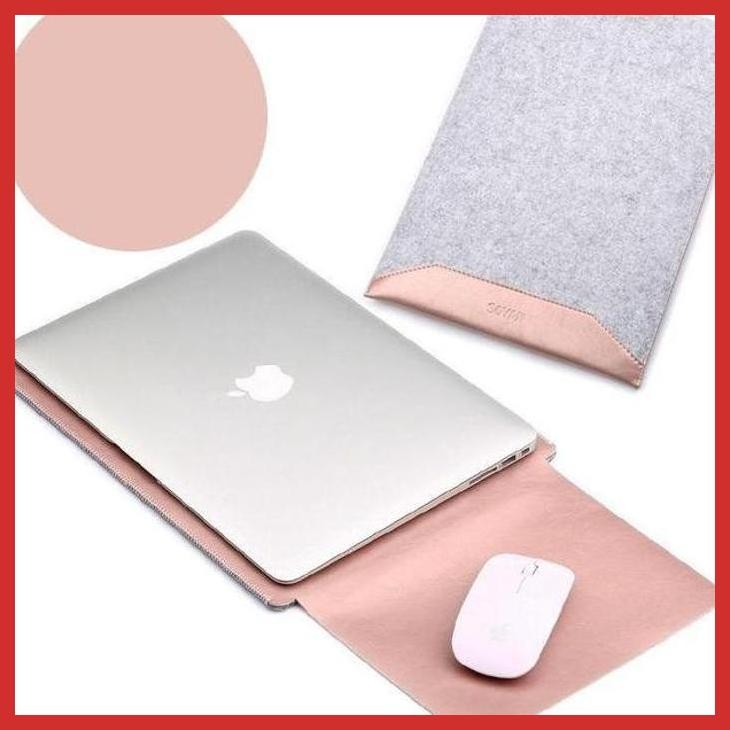DISCOUNT TECHWEAR TAS LAPTOP SOFTCASE MICROFIBER CASE DENGAN MOUSE PAD UNTUK MACBOOK SIZE 11 11.6 IN
