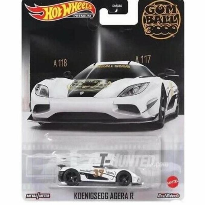 HOT WHEELS RETRO CAR CULTURE GUMBALL KOENIGSEGG AGERA PUTIH