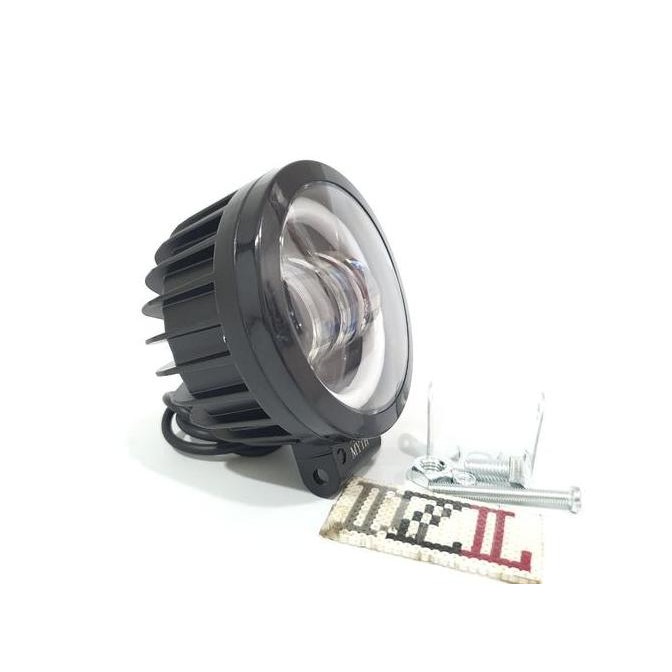 Lampu Tembak Led Cwl K30 3 Mata 4D Angel Aye Eye 30 Watt Bulat Biru