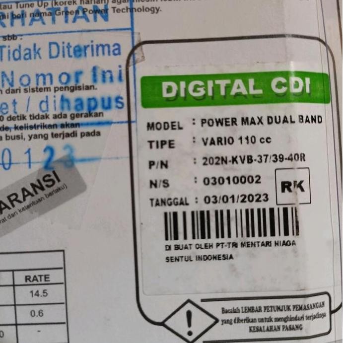 Cdi Racing Brt Dualband Vario 110 Karbu/Vario Techno 110 Karbu