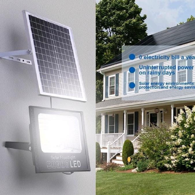 Lampu Tenaga Surya Mitsuyama Outdor Panel Dan Remot  Ms-96100A | Ms -9650A Kualitas Terbaik Harga Te