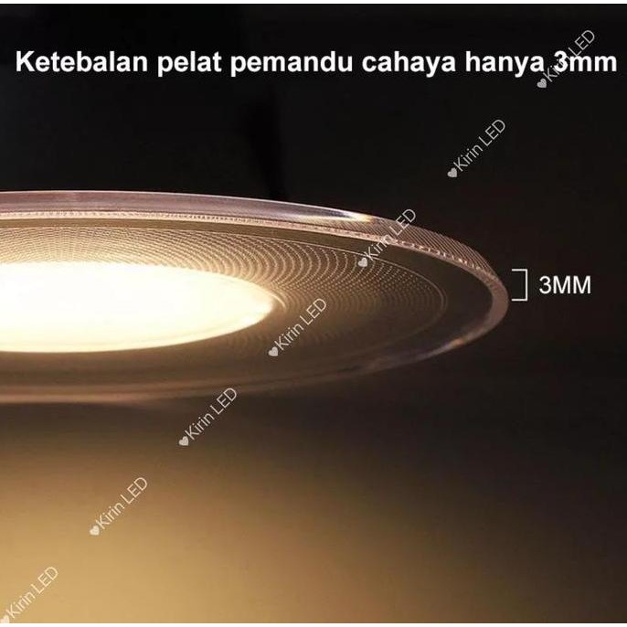 New Home Lighting LAMPU DOWNLIGHT LED 3 WARNA 9W KUNING BIRU UNGU / PUTIH KUNING WW /PANEL LED/LAMPU