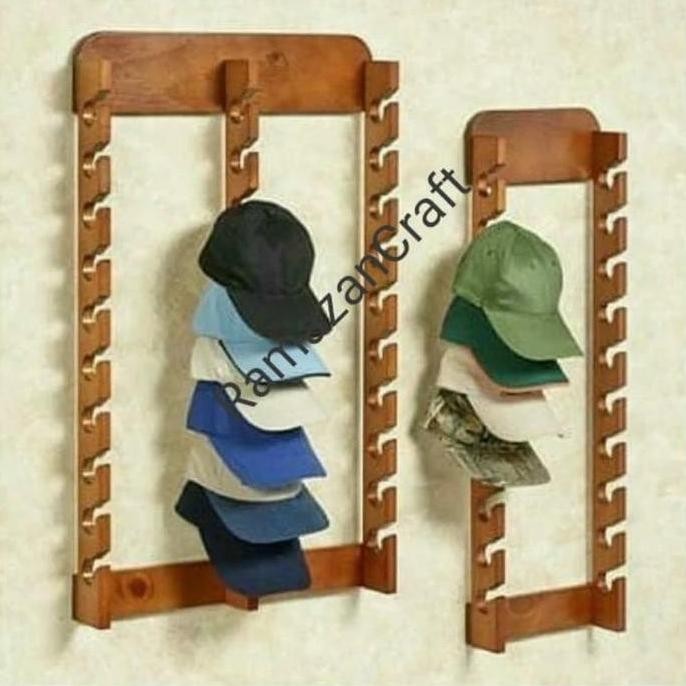 Rak Gantungan Topi Rak Display Topi/Rak Gantungan Peci