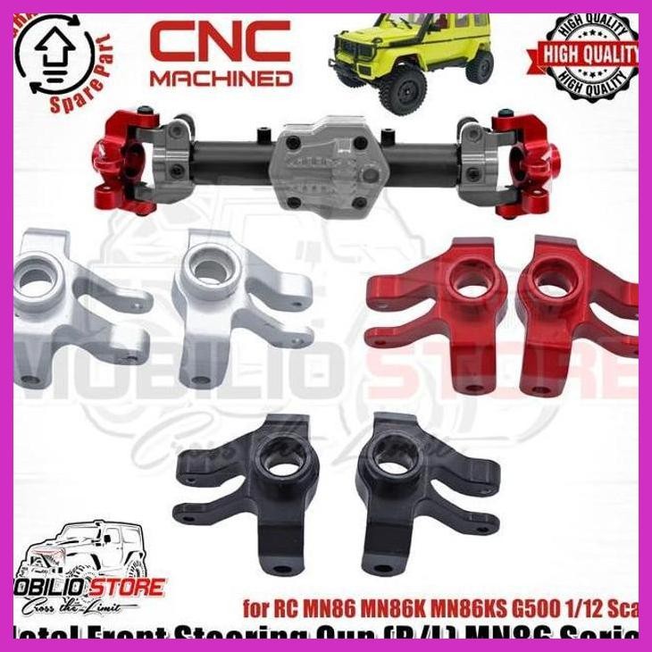 PROMO UPGRADE METAL FRONT KNUCKLE STEERING CUP FOR RC MN86 MN86K MN86KS G500 MAINAN REMOTE CONTROL  