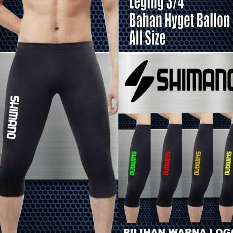 celana legging SHIMANO 3/4 / celana manset  pria 3/4 / legging volly futsal3/4 / legging 3/4 / lejin
