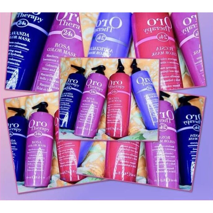 ORO THERAPY FANOLA HAIR COLOUR mask MASKER RAMBUT WARNA ITALY ORIGINAL