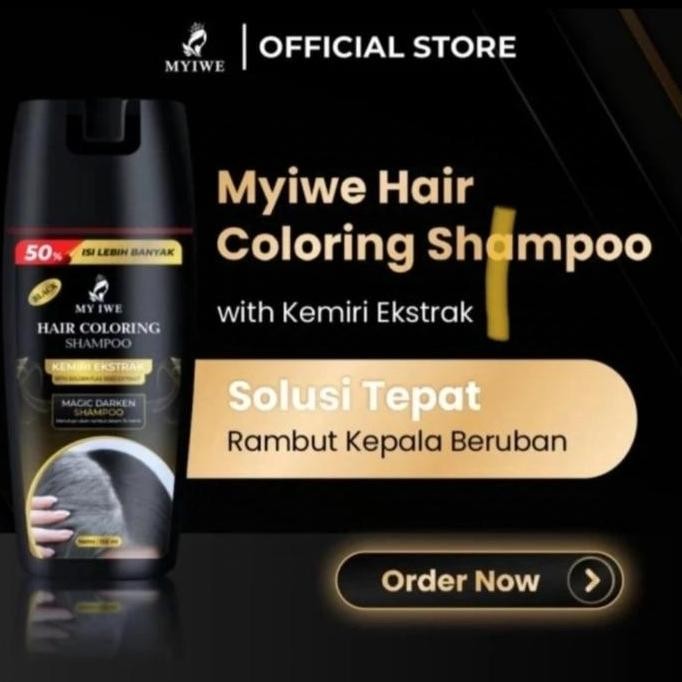 myiwe hair coloring shampoo
