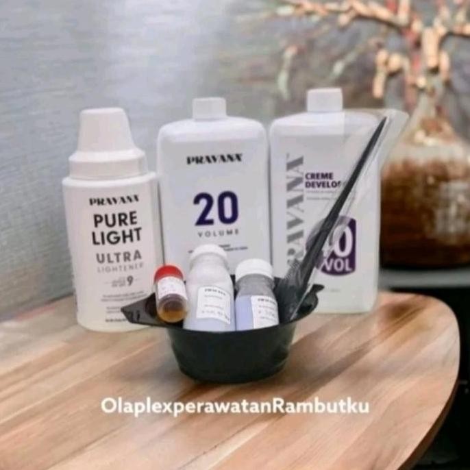 Bleaching Rambut Vegan Pravana Lvl 9 Ori USA with Olplx