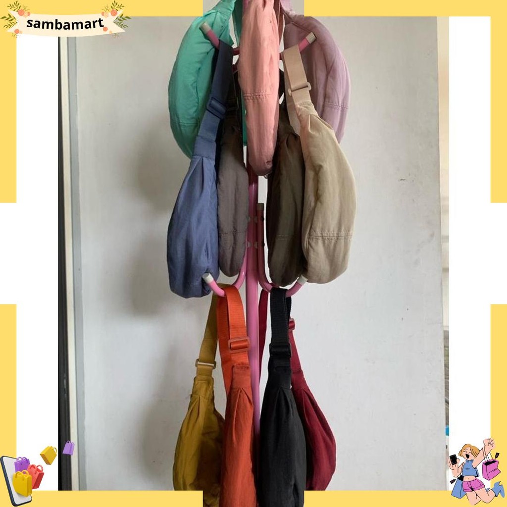 TAS selempang uniqlo Half Moon Waist Bag Baru