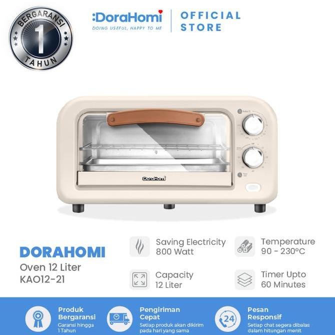 Oven Listrik Low Watt Electric Open Kue alat panggang 12Liter 800 Watt