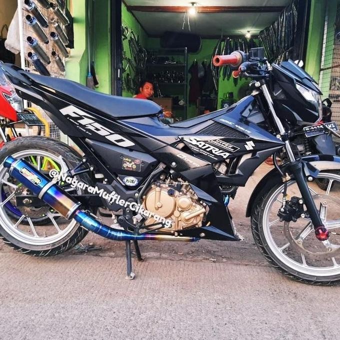 Knalpot Racing Raptor Bluemoon Satria Fu Fi