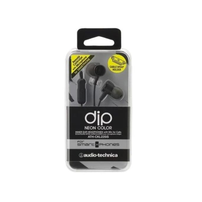 Audio Technica Ath-Clr100Is With Mic Black Hitam
