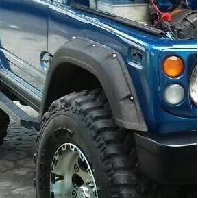 Over Fender bahan karet model JDM Suzuki Jimny katana sierra caribian