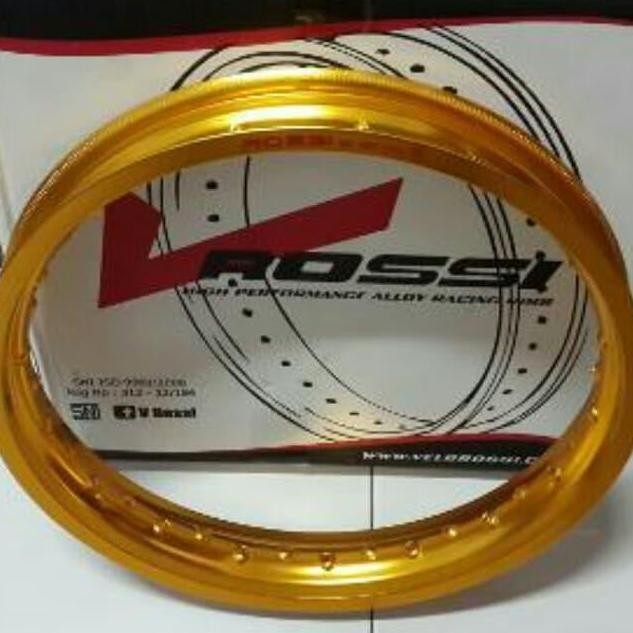 PELEK JARI-JARI V ROSSI WM UKURAN 185 RING 17 WARNA GOLD