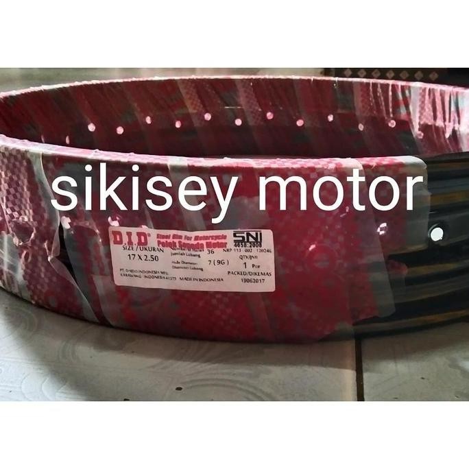 VELG 250-17 DID HITAM