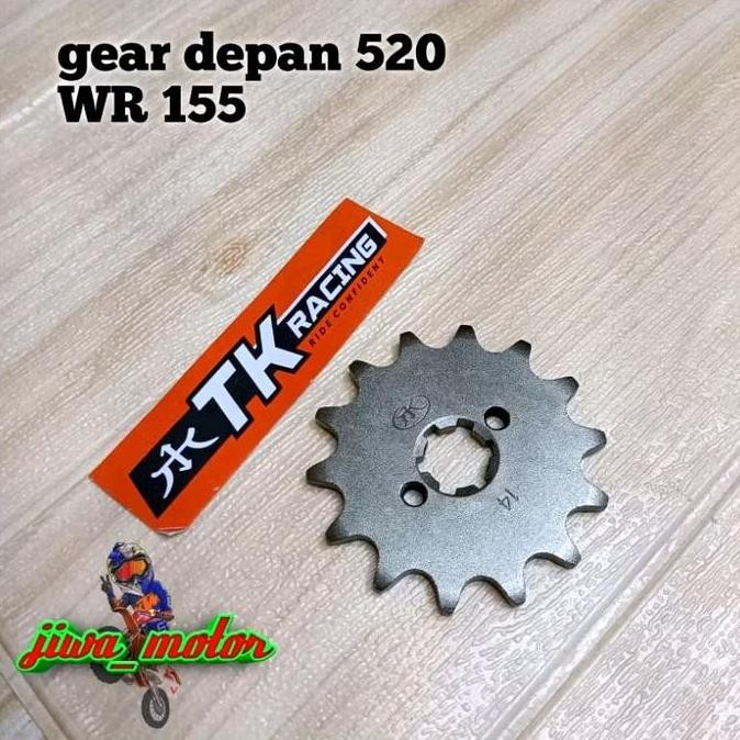 gear depan 520 TK racing WR 155 / ninja RR / Vixion