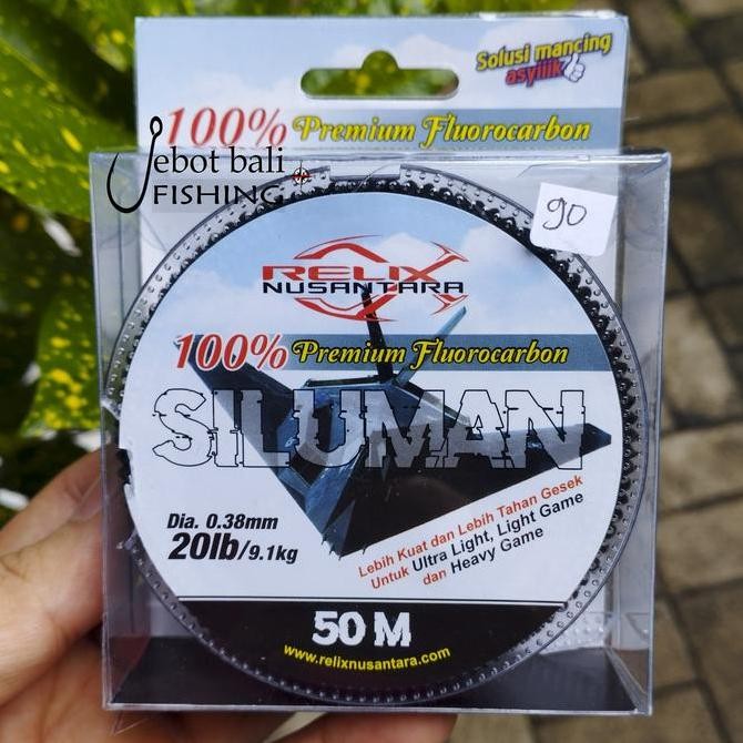 Leader Relix Nusantara Siluman 20 Lb - Senar Pancing - Tali Leader
