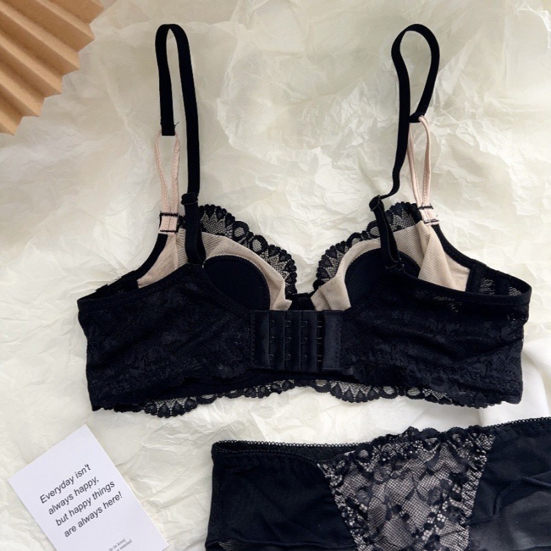 [COD]Bra renda tipis, melangsingkan, anti kendur, push-up, seksi untuk payudara besar